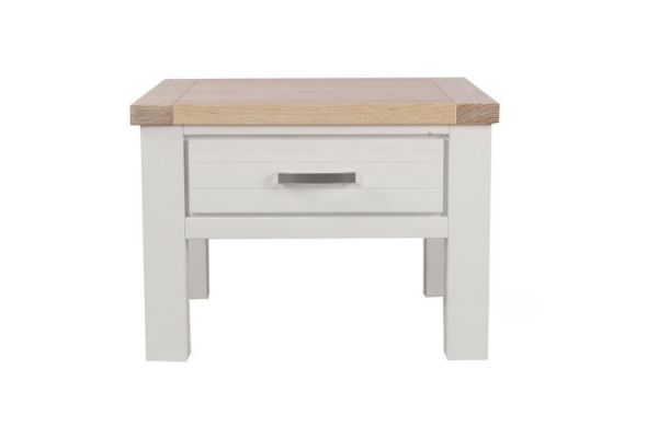 Picture of  [FLOOR MODEL CLEARANCE]  SICILY 1-Drawer Solid Wood with Ash Top Side Table