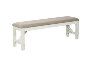 Picture of  [FLOOR MODEL CLEARANCE] LINDOS 1.5M Dining Bench (White) 