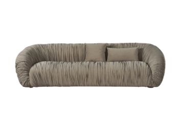 Picture of MOCHA 4 Seater Feather Filled Farbic Sofa