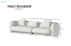 Picture of MARIKO 4 Seater Fabric Sofa
