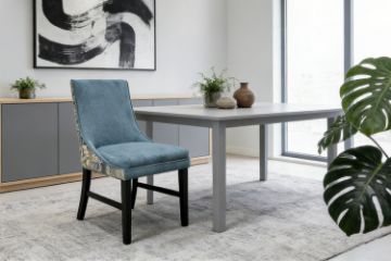 Picture of LANCEY High Back Dining Chair (Blue)