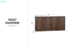 Picture of BURNEI 4-Door Storage Cabinet/Sideboard