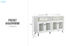 Picture of BAKER 143 4-Door Buffet /TV Unit (White)