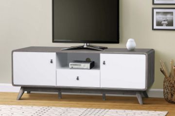 Picture of DEVIN 148 TV Unit (Grey Oak&White)