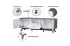 Picture of DEVIN 148 TV Unit (Grey Oak&White)
