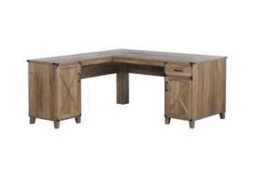 Picture of ELBIN L-Shaped Desk with Integrated Storage Compartment