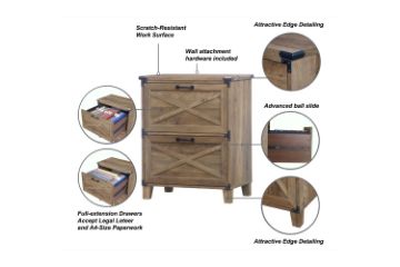 Picture of ELBIN 2-Drawer File Cabinet