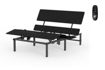 Picture of MOTIONFLEXI Electric Adjustable Bed Base with Memory Foam Mattress Set in Long Single/Queen/Super King Size