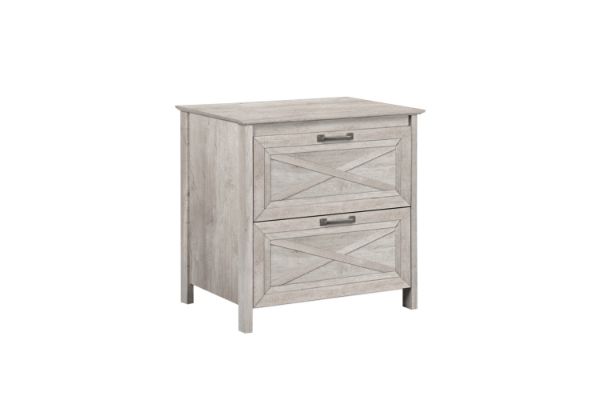 Picture of BALEN 2-Drawer File Cabinet (Washed Grey)