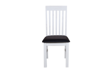 Picture of BRAMPTON Solid Wood Dining Chair with Vegan Leather Seat