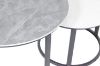 Picture of RADIUS Sintered Stone Table Top Nesting Coffee Table (Grey&Off White)