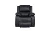 Picture of MARVIN Air Leather Manual Reclining Sofa Range (Black) - 3RRC+2RRC+1R Sofa Set