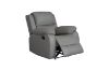 Picture of MARVIN Air Leather Manual Reclining Sofa Range (Grey) - 3RRC+2RRC+1R Sofa Set