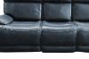 Picture of SOMIA Top-Grain Leather Manual Reclining Sofa Range (Dark Blue) - 3RR + 2RR Sofa Set