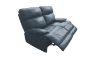 Picture of SOMIA Top-Grain Leather Manual Reclining Sofa Range (Dark Blue) - 3RR + 2RR + 1R Sofa Set