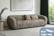 Picture of MOCHA 4 Seater Goose Feather-Filled Fabric Sofa