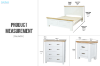 Picture of BRAMPTON Solid Wood Bedroom Combo Set in Queen Size - 4PC Combo