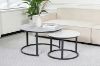 Picture of RADIUS Sintered Stone Table Top Nesting Coffee Table (Grey&Off White)