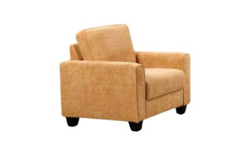 Picture of ANTONIA Fabric Sofa Range (Yellow) - 1 Seater 