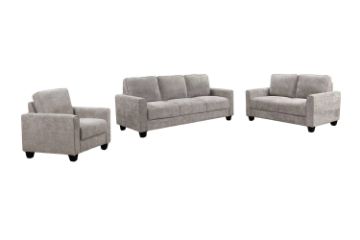 Picture of ANTONIA 3/2/1 Seater Fabric Sofa Range (Grey) 