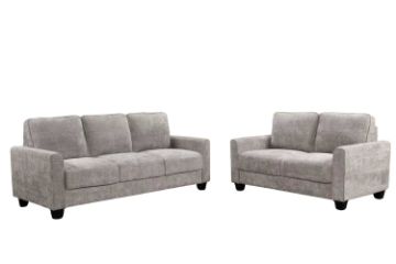 Picture of ANTONIA Fabric Sofa Range (Grey) - 2 Seater