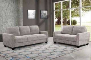 Picture of ANTONIA Fabric Sofa Range (Grey) - 3+2 Sofa Set