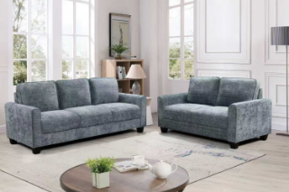 Picture of ANTONIA Fabric Sofa Range (Blue) - 3+2 Sofa Set