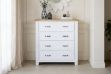Picture of BRAMPTON 4-Drawer Solid Wood Tallboy