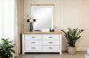 Picture of BRAMPTON 6-Drawer Solid Wood Dresser with Mirror