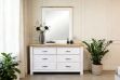 Picture of BRAMPTON 6-Drawer Solid Wood Dresser with Mirror