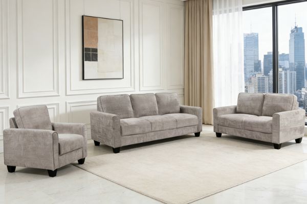 Picture of ANTONIA 3/2/1 Seater Fabric Sofa Range (Grey) 