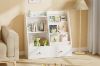 Picture of BLAINE 3-Tier Bookshelf and Toy Storage Cabinet with 2 Drawers (90x90cm)