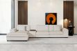 Picture of MIRANDA Modular Sofa with Ottoman & Console Power & USB Ports - Water Resistant