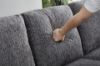 Picture of LIBERTY Premium Chenille Fabric Sectional Sofa (Dark Grey) - Chaise Facing Left
