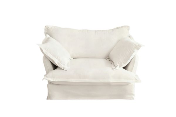 Picture of CAVINAS 3.5/2.5/1.5 Seater Fabric Sofa Range (Ivory) - 1.5 Seater