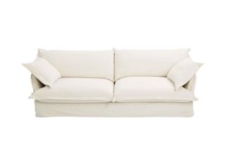 Picture of CAVINAS 3/2/1 Seater Fabric Sofa Range (Ivory) - 3 Seater