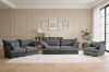 Picture of CAVINAS  3.5 Seater Fabric Sofa (Dark Grey)