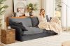 Picture of CAVINAS  3.5 Seater Fabric Sofa (Dark Grey)