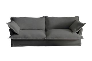 Picture of CAVINAS 3/2/1 Seater Fabric Sofa Range (Dark Grey) - 3 Seater