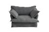 Picture of CAVINAS 3/2/1 Seater Fabric Sofa Range (Dark Grey) - 3 Seater