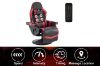 Picture of ZESTIE 360° Swivel Adjustable Height Massage Gaming Recliner Chair with Cupholder and Side Pocket (Red & Black)