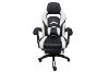 Picture of MOXIE 360° Swivel Adjustable Height Gaming Recliner Chair  (White & Black)