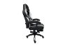Picture of MOXIE 360° Swivel Adjustable Height Gaming Recliner Chair  (White & Black)