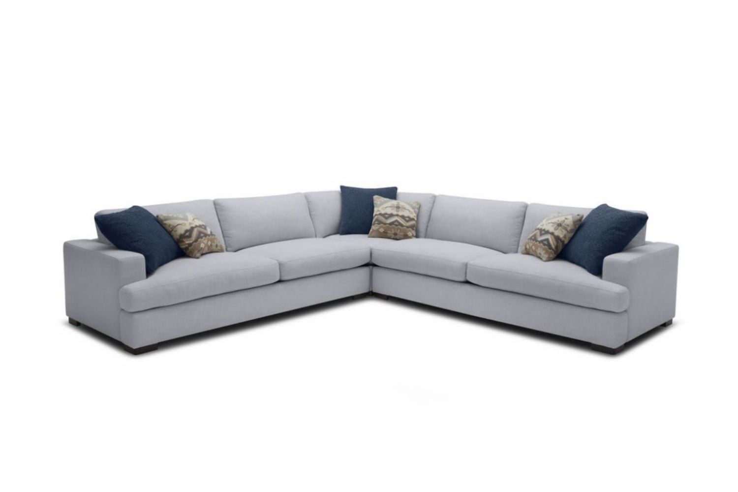 GOODWIN Feather Filled Sectional Sofa - Dust, Water & Oil resistant ...