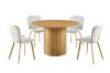 Picture of MESAS 5PC Metal-Reinforced Pedestal Dining Set
