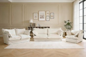 Picture for manufacturer CAVINAS 3.5/2.5/1.5 Seater Fabric Sofa Range Collection