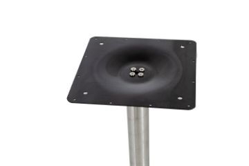 Picture of JAX 76 Stainless Steel Cross Brushed Table Base