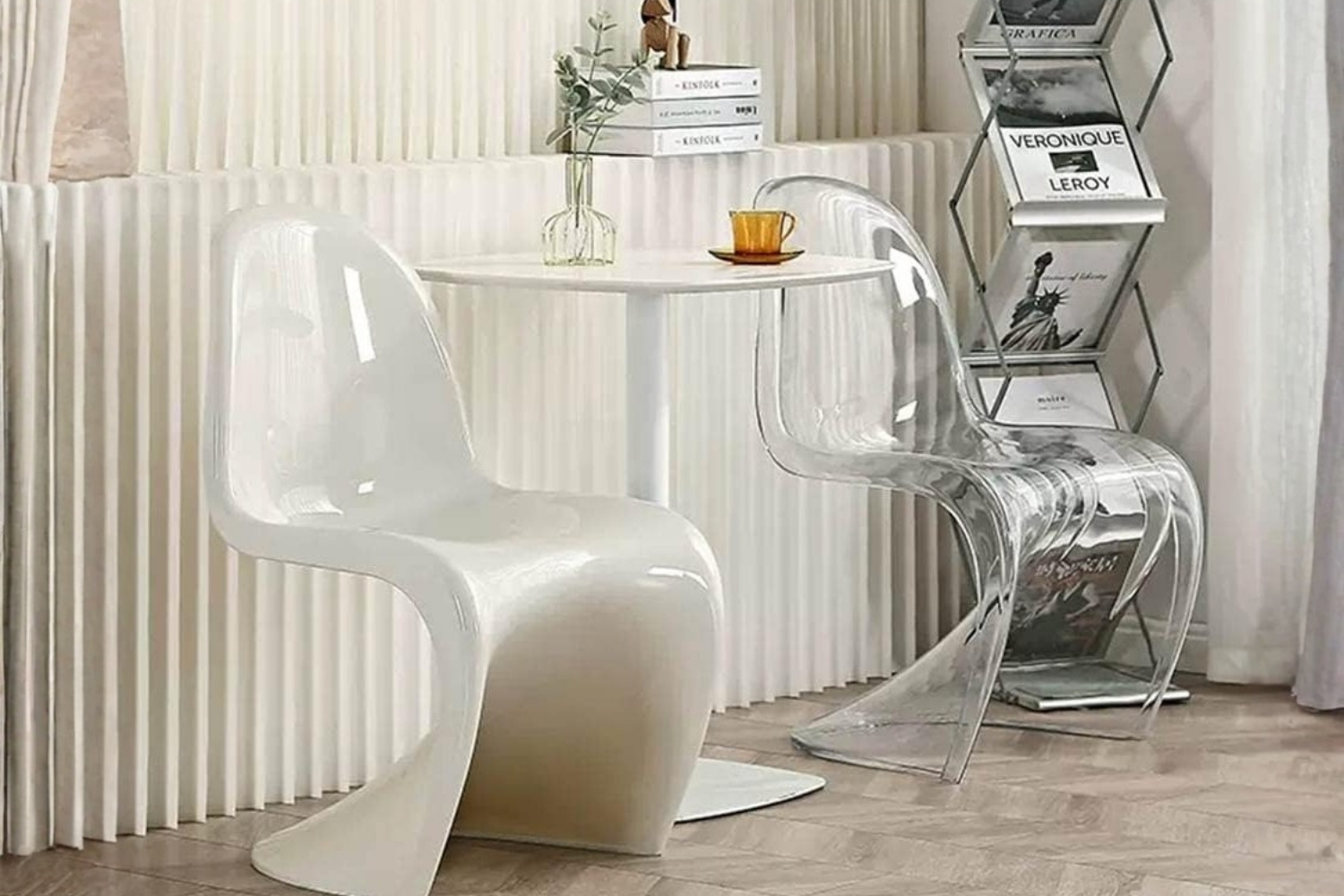 FLORA Stackable Transparent Panton Chair