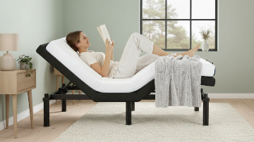 Picture of MOTIONFLEXI PRO Electric Adjustable Bed Base with Memory Foam Mattress Set in Long Single/Queen/Split Super King Size