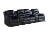 Picture of  [FLOOR MODEL CLEARANCE] DANISH Home Theatre Air Leather Sofa (Black)